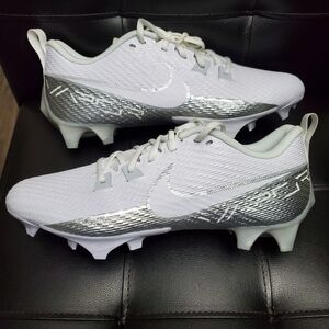 Nike Vapor Edge Speed 360 2 Football Cleats White Silver DA5455-102 Men’s Sz 10